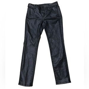 Atelier Notify “Neotis” Blue Metallic Coated  Jeans, Sz 29
